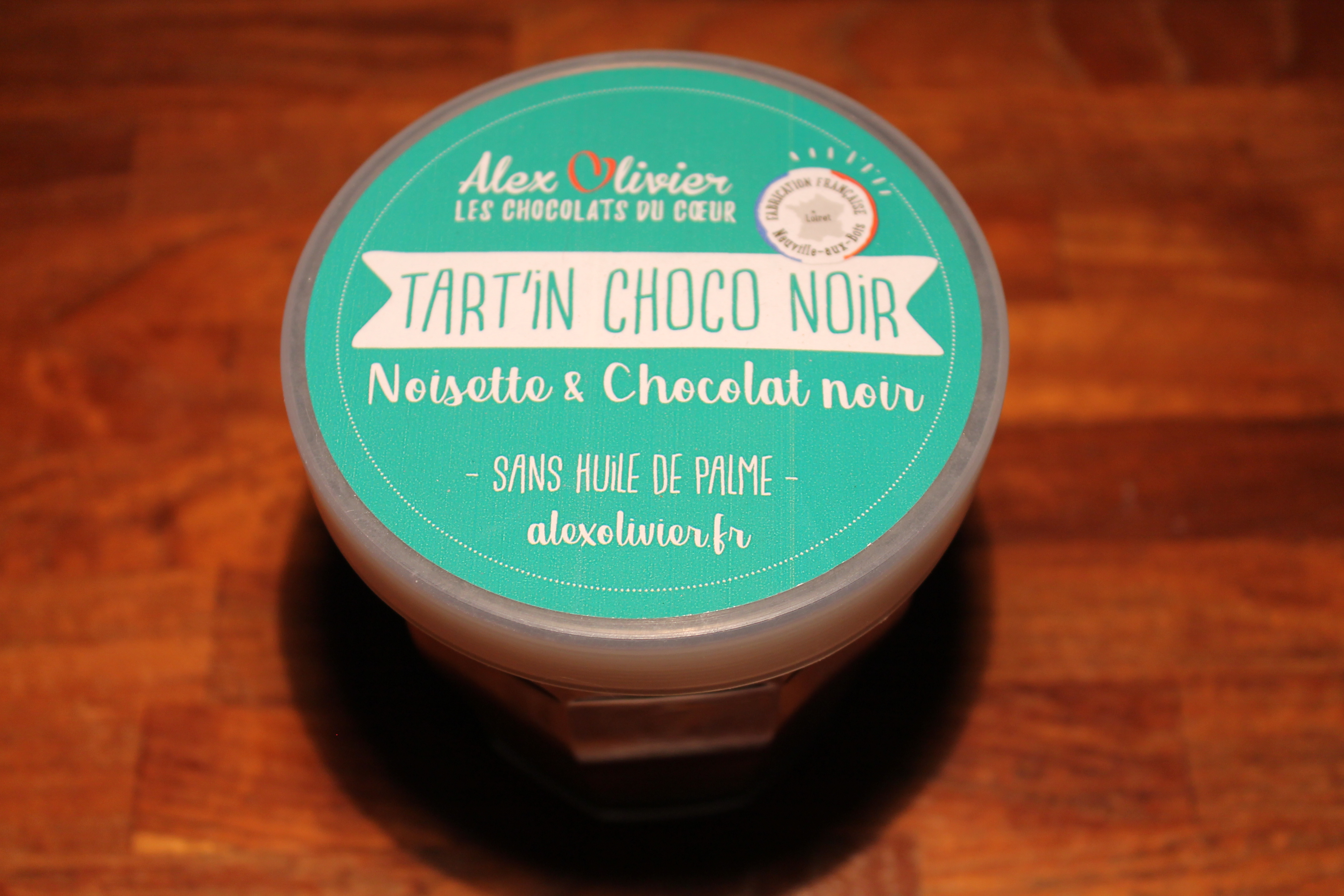 ALEX OLIVIER Tartin' Noisette Chocolat noir 