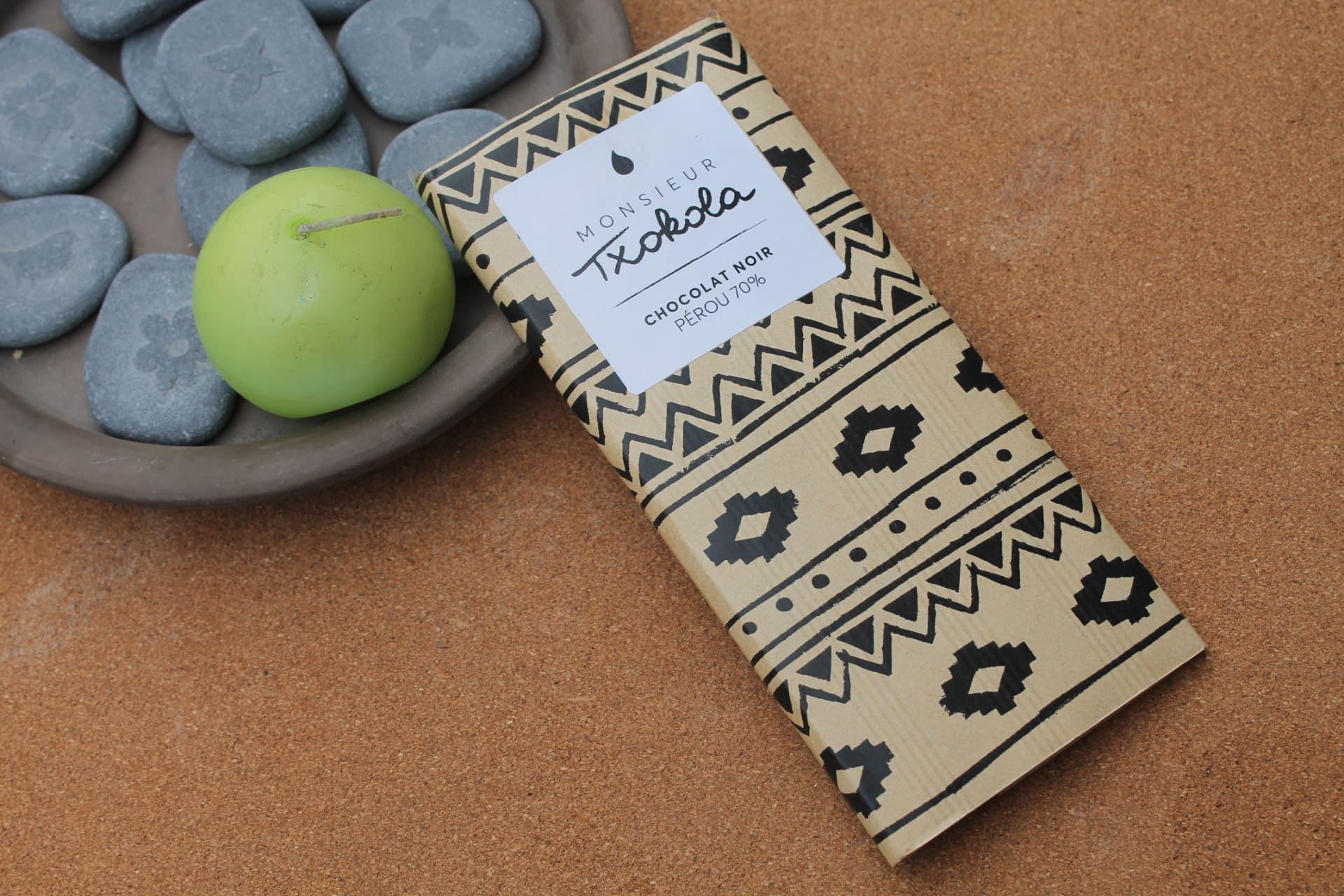 MONSIEUR TXOKOLA – Tablette Chocolat noir Pérou 70 % 
