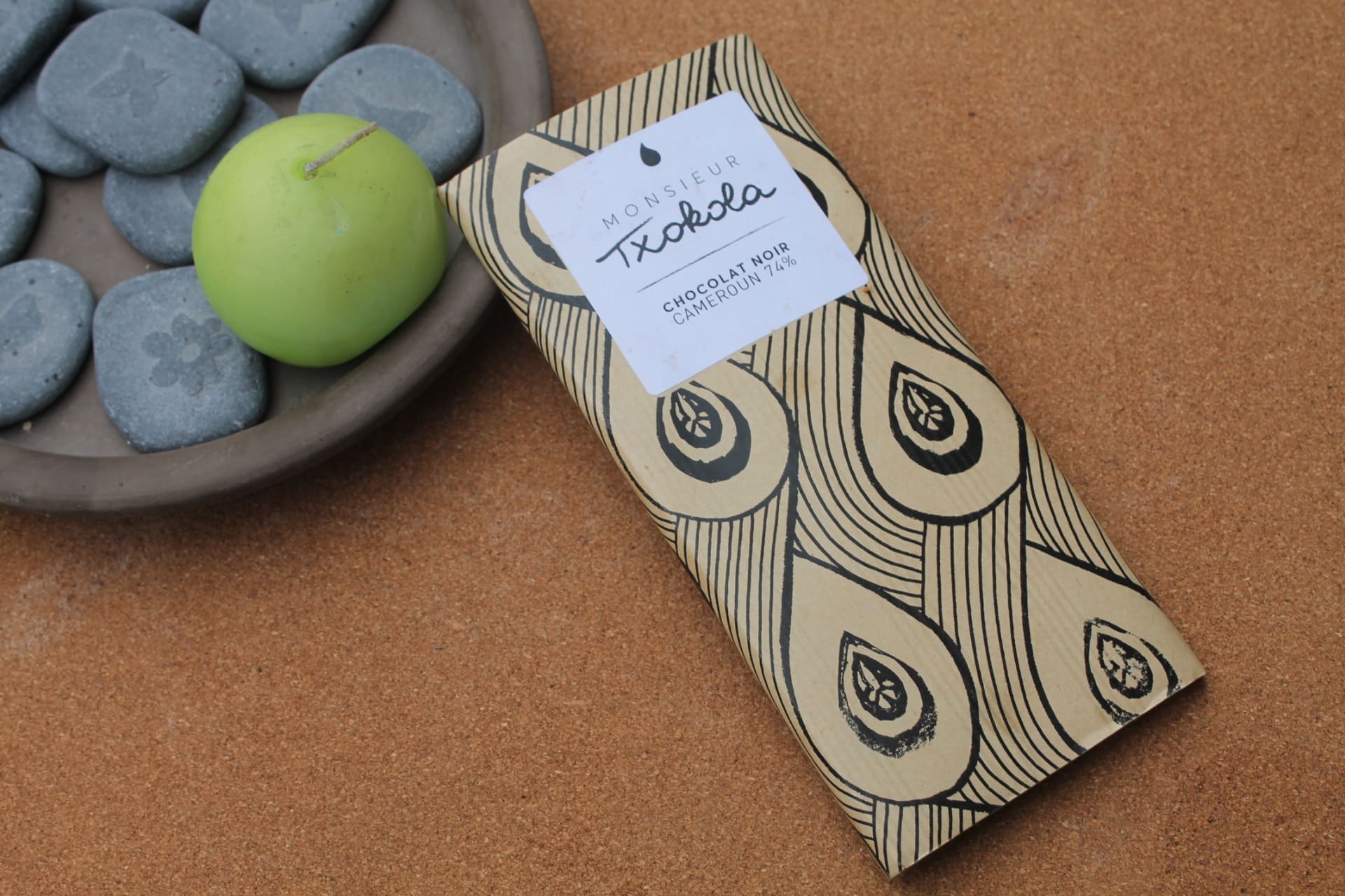 MONSIEUR TXOKOLA – Tablette Chocolat noir Cameroun  74 %