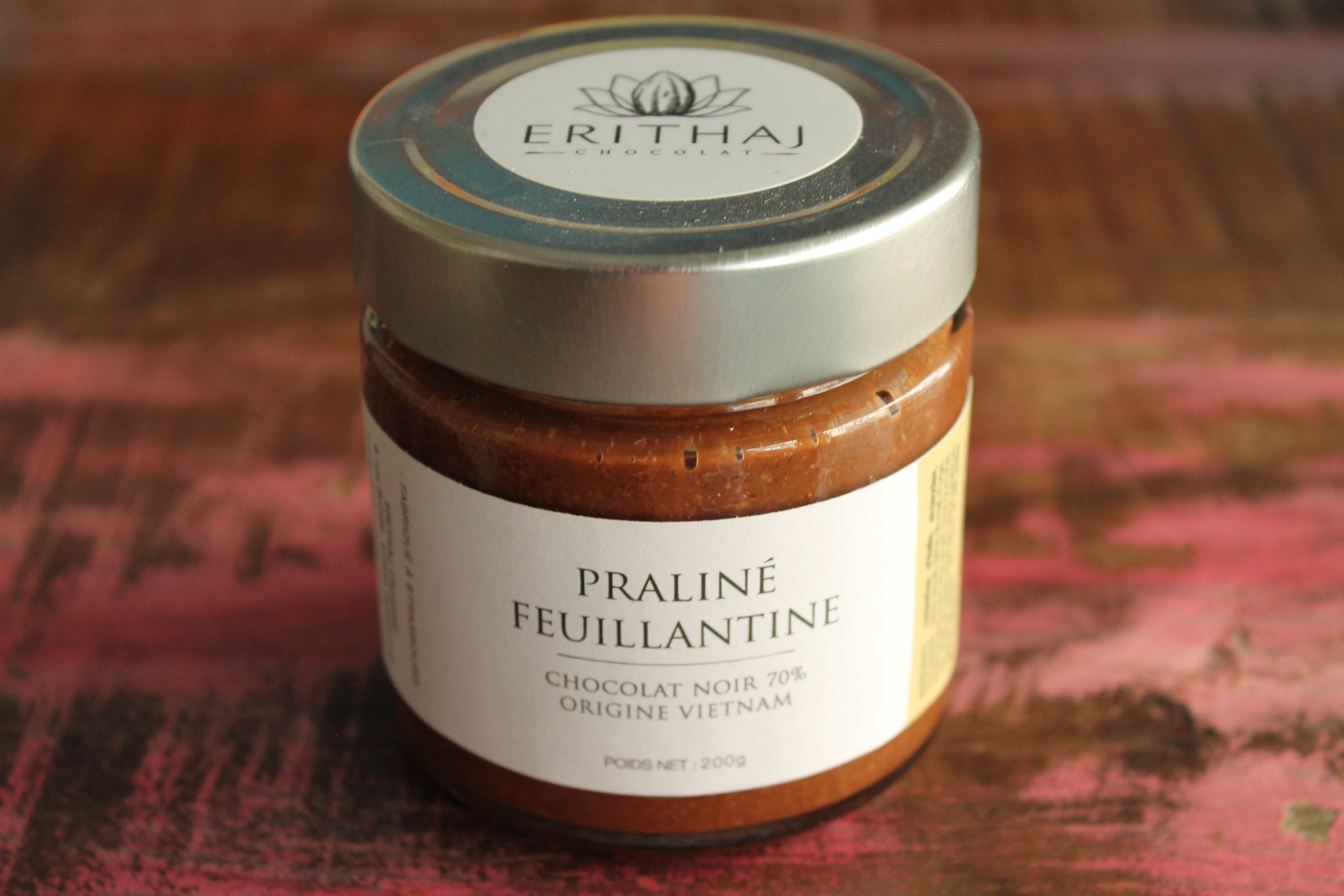 ERITHAJ - Pâte à tartiner praliné feuilletine 