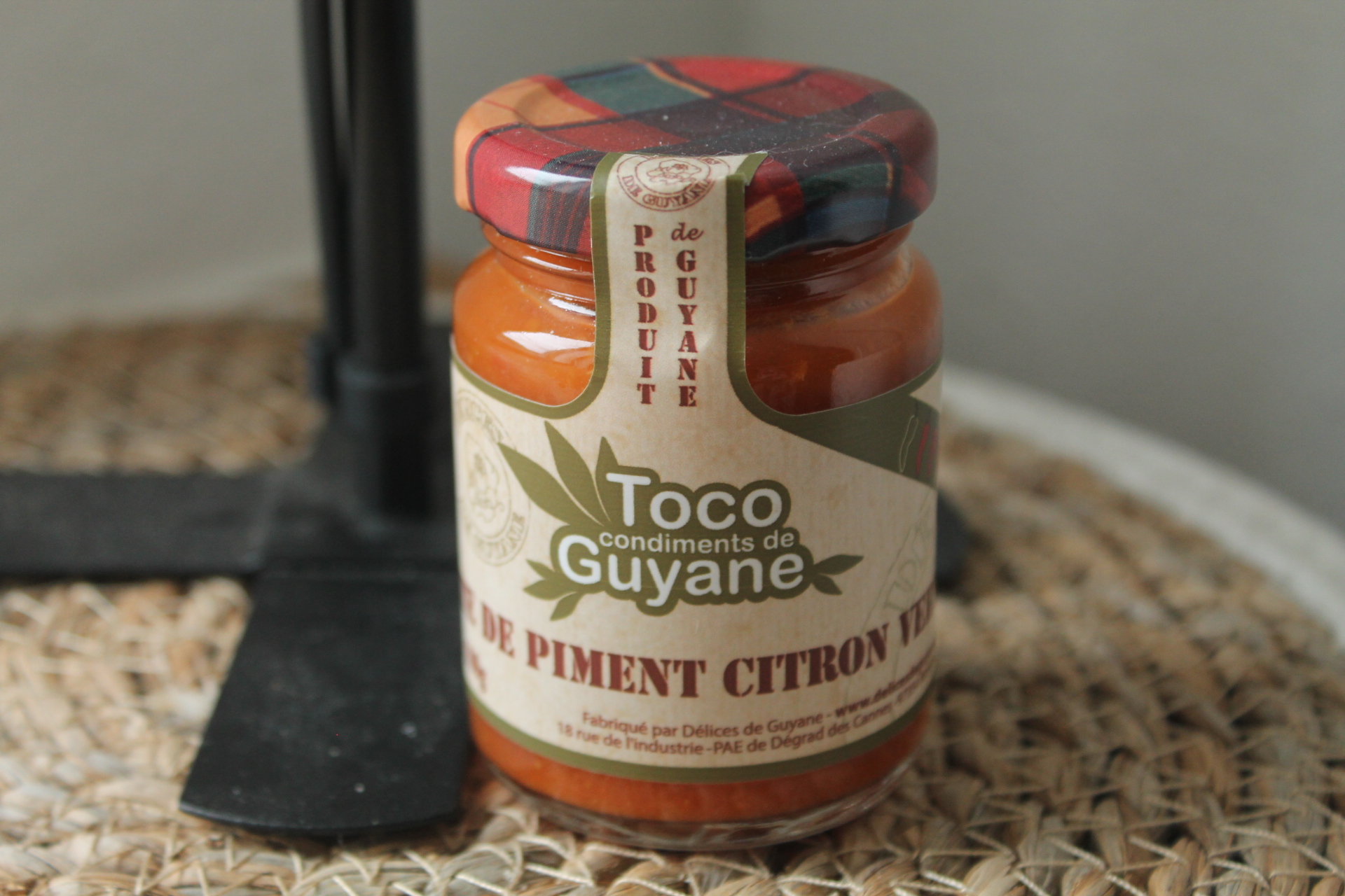 DELICES DE GUYANE - TOCO Pâte de piment citron vert 