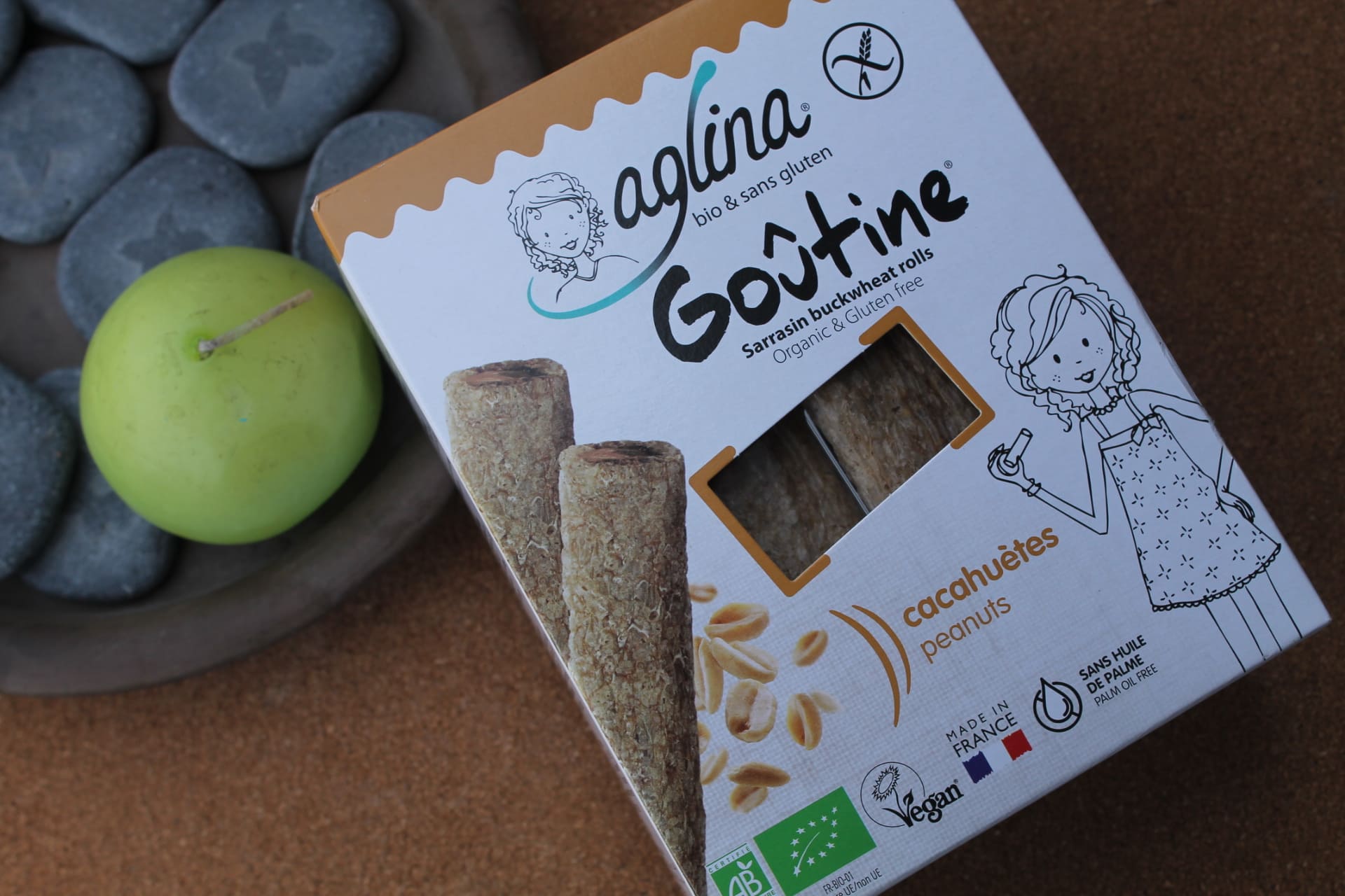 AGLINA® – Goûtine® Biscuits Sarrasin Cacahuètes 