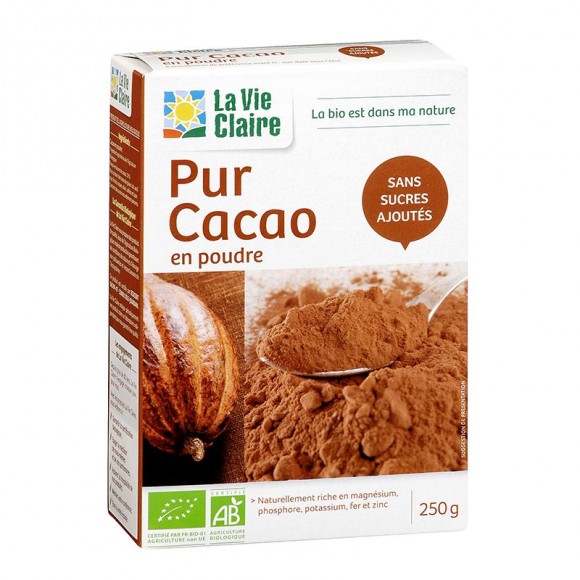 LA VIE CLAIRE - Cacao en poudre 100 % 