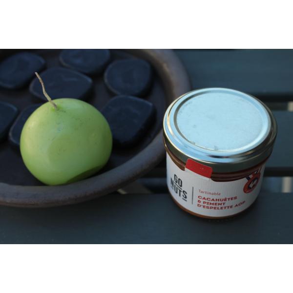 GO NUTS - Tartinable Cacahuètes & Piment d'Espelette AOP 