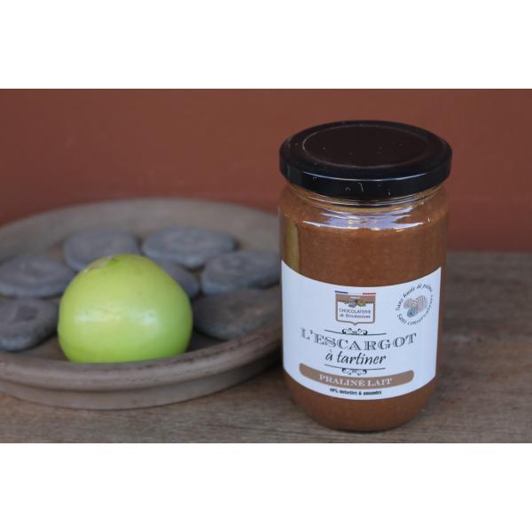CHOCOLATERIE DE BOURGOGNE® –  L’escargot à tartiner Praliné lait 