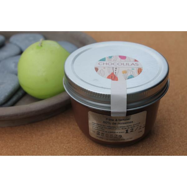 CHOCOLILAS – Pâte à tartiner 60 % de noisettes 