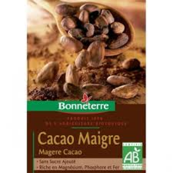 BONNETERRE - Chocolat en poudre amer 