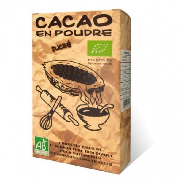 AU CHOCOLAT DU CLOS DE L'ARCHE - Poudre de cacao sucrée 