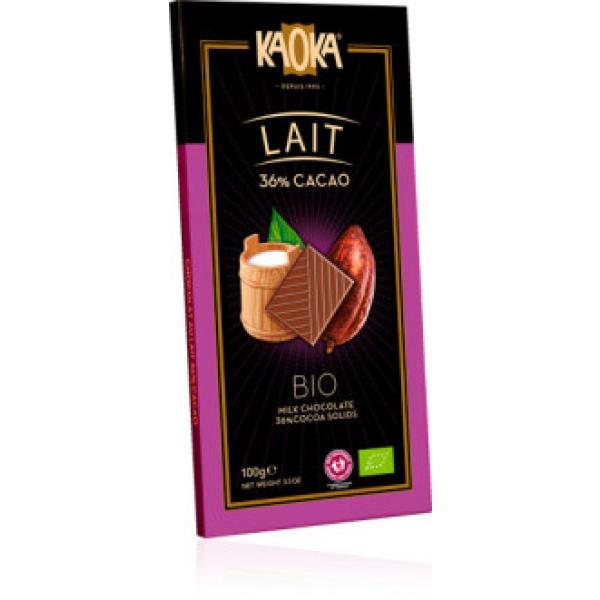 KAOKA - tablette lait 36% 