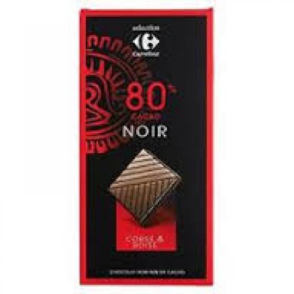 CARREFOUR - Sélection Cacao Noir 80% 