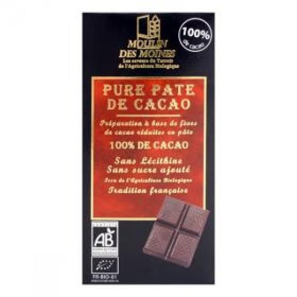 MOULIN DES MOINES - Pure pâte de cacao 100 % 