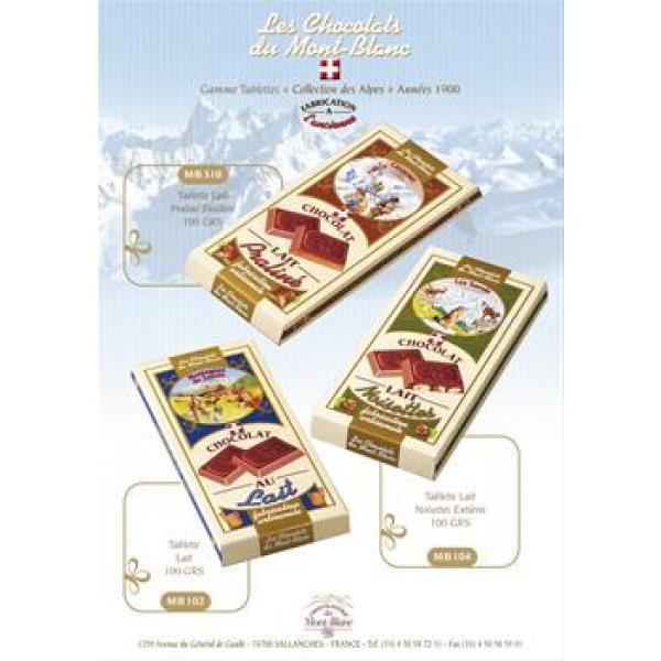 CHOCOLATERIE DU MONT-BLANC - Chocolat noir 72% 