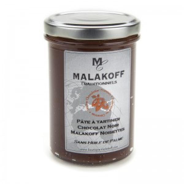 MALAKOFF - Pâte à tartiner chocolat noir noisettes 