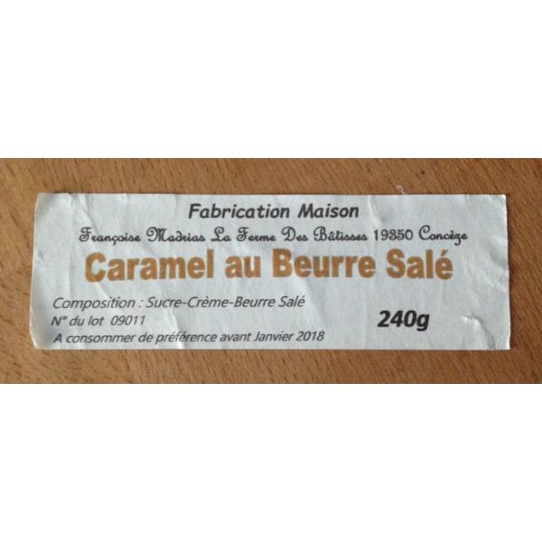 LA FERME DES BATISSES - Caramel au beurre salé 