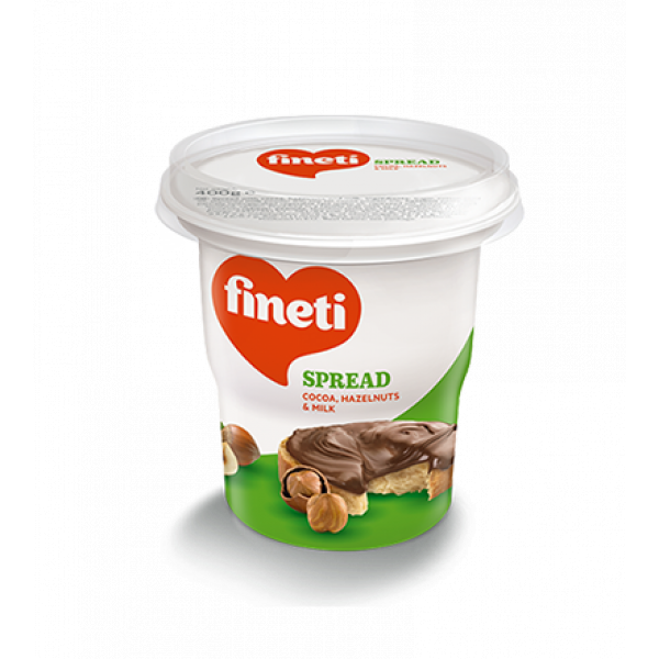 FINETI - Pâte à tartiner chocolat, noisettes et lait (Roumanie)