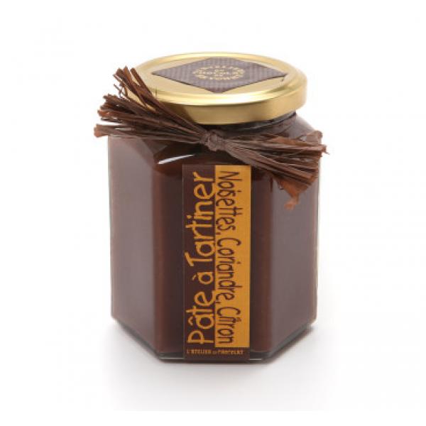 L'ATELIER DU CHOCOLAT - Pâte à tartiner noisette, coriandre et citron (Pays-Basque)