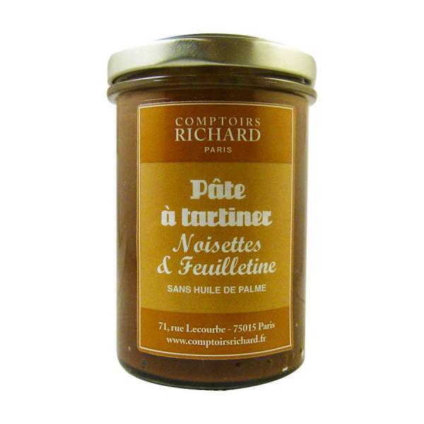 COMPTOIRS RICHARD - Pâte à tartiner Noisettes et Feuilletine 