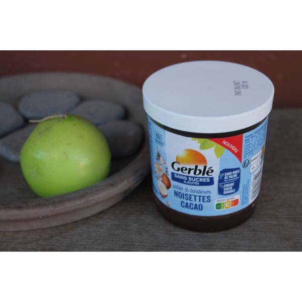 GERBLE- Pâte à tartiner noisette-cacao sans sucres ajoutés 