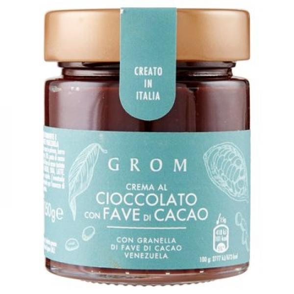 GROM - Crème à tartiner au chocolat avec fèves de cacao 