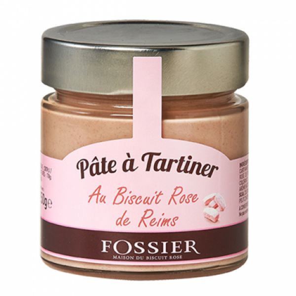 MAISON FOSSIER - Pâte à tartiner biscuit rose de Reims