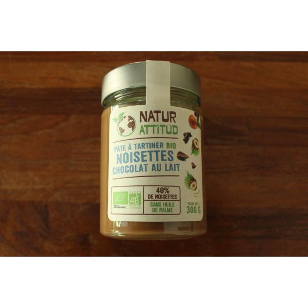 NATUR ATTITUD - Pâte à tartiner noisette chocolat au lait 