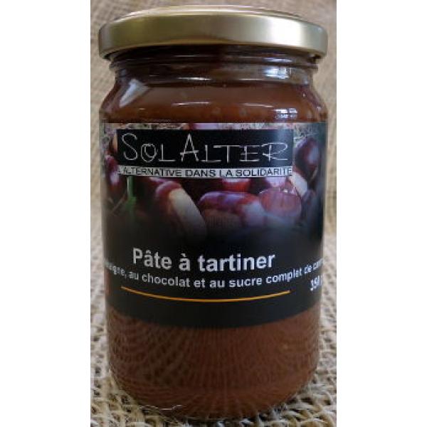 SOL ALTER - Pâte à tartiner châtaigne, chocolat et sucre complet de canne