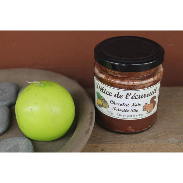 DELICE DE L'ECUREUIL - Pâte à tartiner chocolat noir noisettes