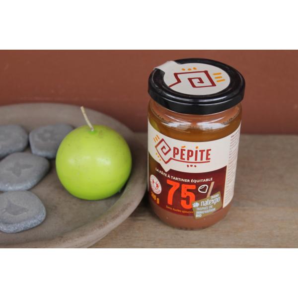 PEPITE - Pâte à tartiner équitable 75 % fruits à coque 