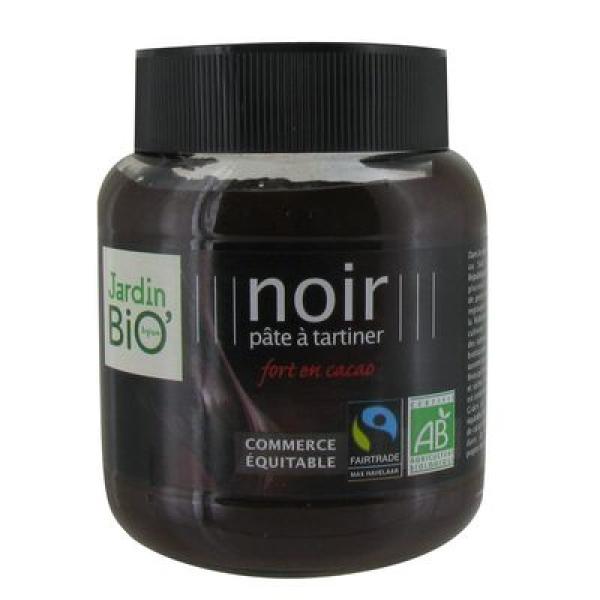 JARDIN BIO - Pâte à tartiner NOIR (forte en cacao)