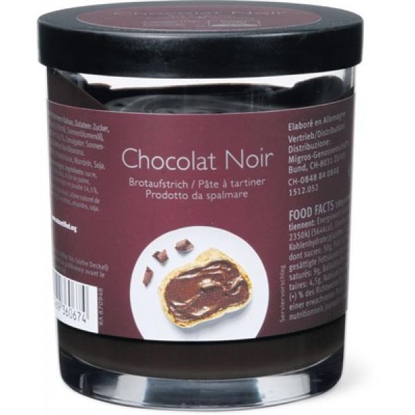 MIGROS - pâte à tartiner au chocolat noir (Suisse)