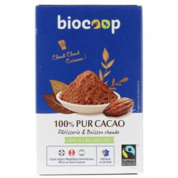 BIOCOOP - Cacao maigre en poudre (nouvel emballage)