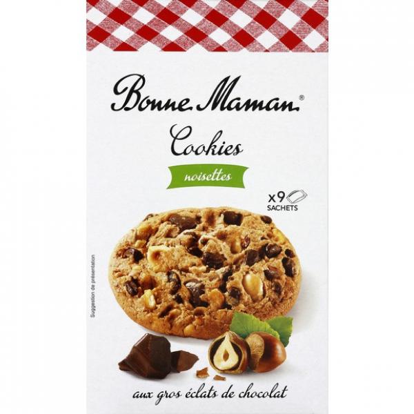 BONNE MAMAN - Cookies Chocolat Noisette 