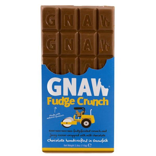 GNAW - Chocolat au lait biscuit, fraise, raisins secs