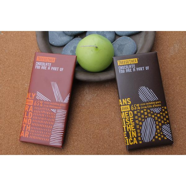 TREEGETHER® – Tablettes Chocolat noir 65 % cacao Madagascar/Côte d’Ivoire
