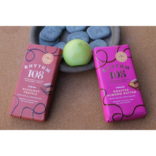 RYTHM 108 - TablettesTruffe-Noisette/Beurre d'Amandes 