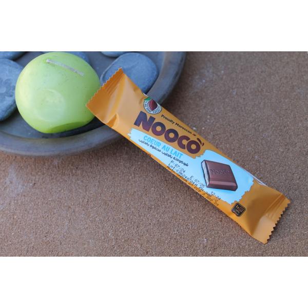 NOOCO - Barre chocolat coeur de lait 