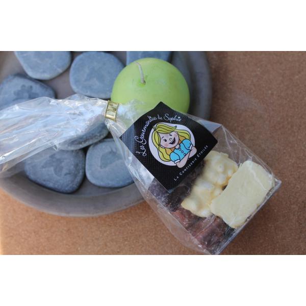 LES GOURMANDISES DE SOPHIE – Oursons en guimauve 3 chocolats