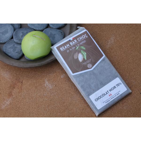 BEAN BAR CHOC – Tablette Chocolat Noir Pérou 70 %