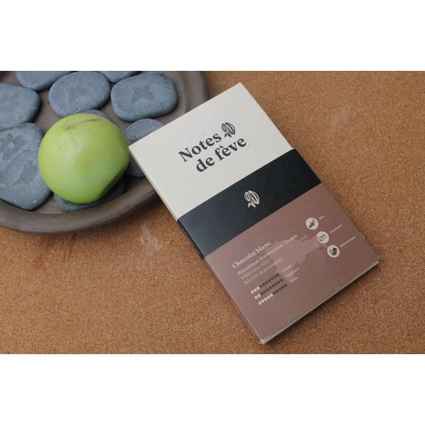 NOTES DE FEVES – Tablette Chocolat Blanc