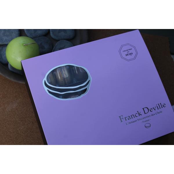 FRANCK DEVILLE – Coffret 18 Macarons Salés/Sucrés