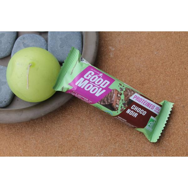 GOOD MOOV – Barre Protéinée Choco Noir 