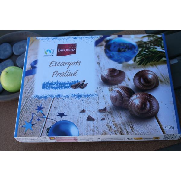 FAVORINA – Escargots Praliné Chocolat au lait 