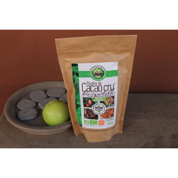 ETHNOSCIENCE - Eco'Idée - Poudre de cacao cru 