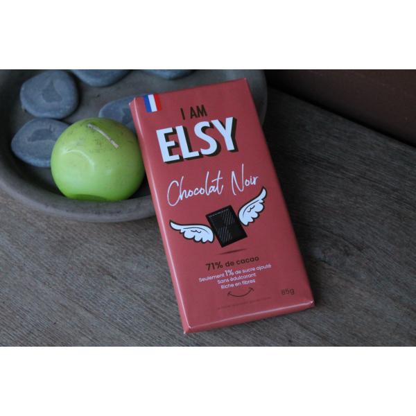 ELSY - Tablette chocolat noir 71% 