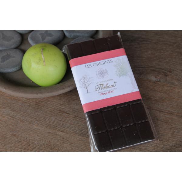 CHOCOLATERIE THIBAUT - Tablette Origine Ebony 96,5 % 