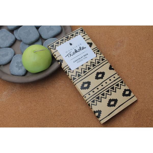 MONSIEUR TXOKOLA – Tablette Chocolat noir Pérou 70 % 