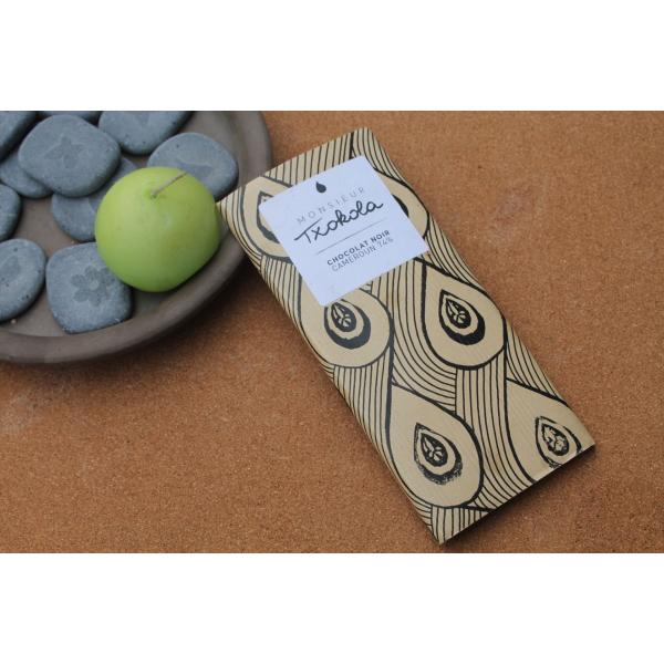 MONSIEUR TXOKOLA – Tablette Chocolat noir Cameroun  74 %