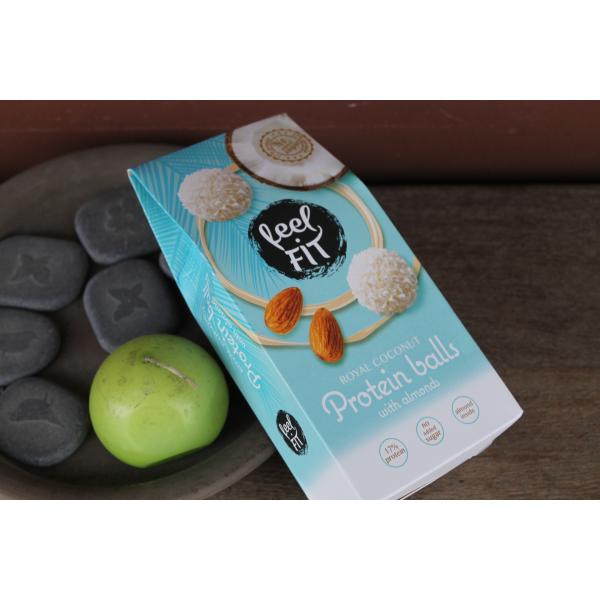 FEEL FIT – Royal Coconut Protein Balls with Almonds 