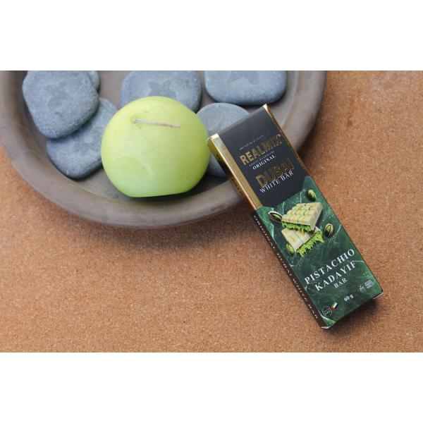 REALMIX® DUBAI BAR – Pistachio Kadayif White Bar