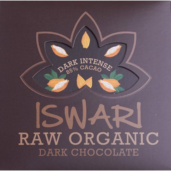 ISWARI - tablette chocolat noir 85 % 